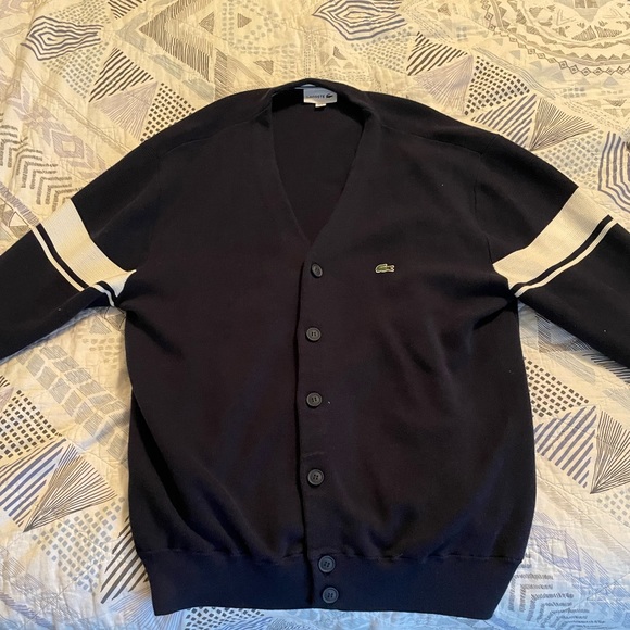 Brand new XL Lacoste cardigan